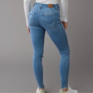 American Eagle Outfitters Light Blue Skinny Jeans